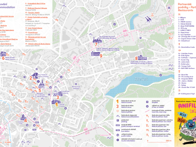 Anifilm 2021 festival map