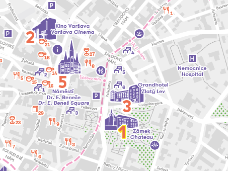 Anifilm 2021 festival map